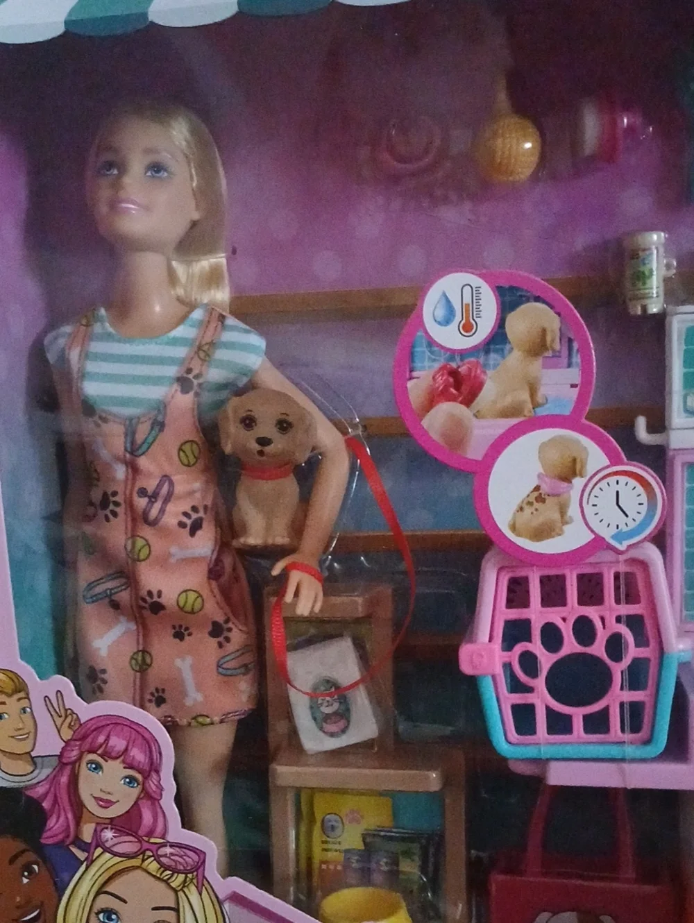 Barbie Pet Clinic Playset – Pink Kids Toy